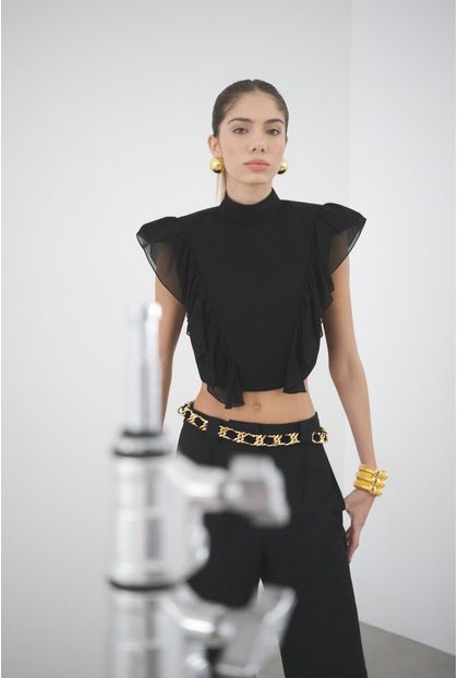 Top Marie Black