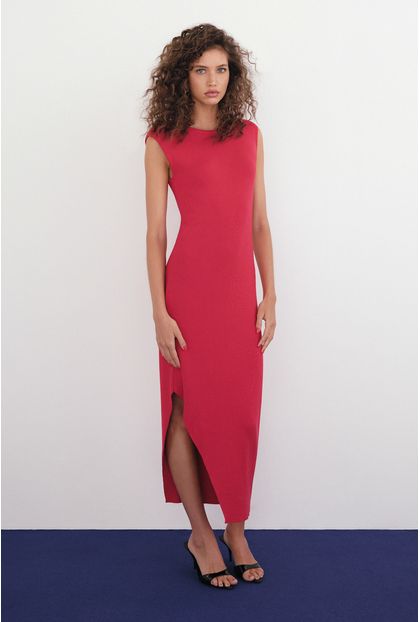 Vestido Lorenza Cereja