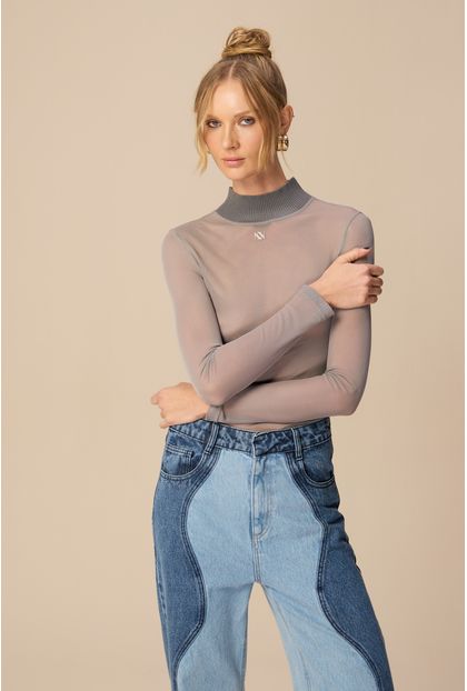 Blusa Erykah Gray