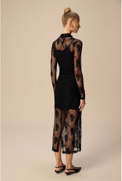 Saia Midi Lindsay Black