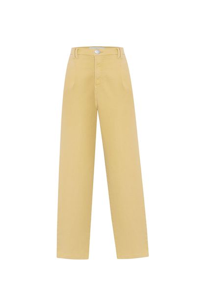 Calça Textura  Manteiga