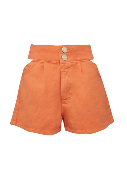 Short Godê Vazado Coral