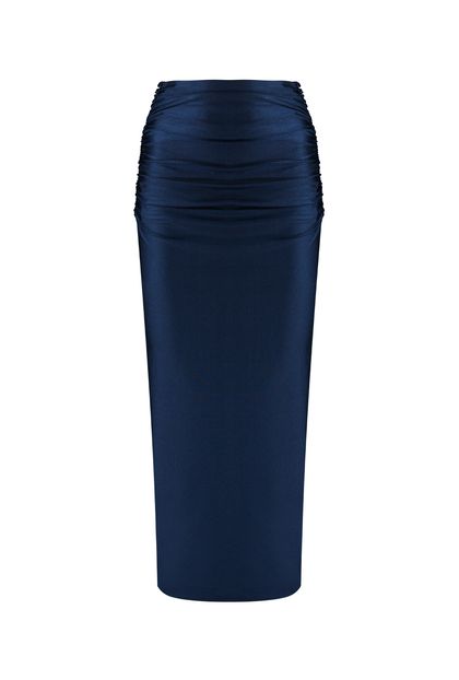 Saia Midi Nicki Blue