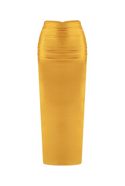 Saia Midi Nicki Yellow