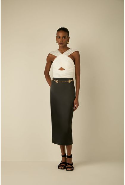 Saia Midi Zaya Black