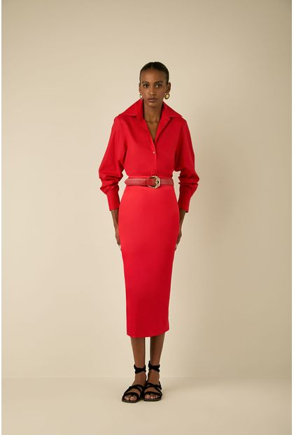 Camisa Lola Bright Red