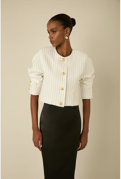 Casaco Verena Navy Stripes