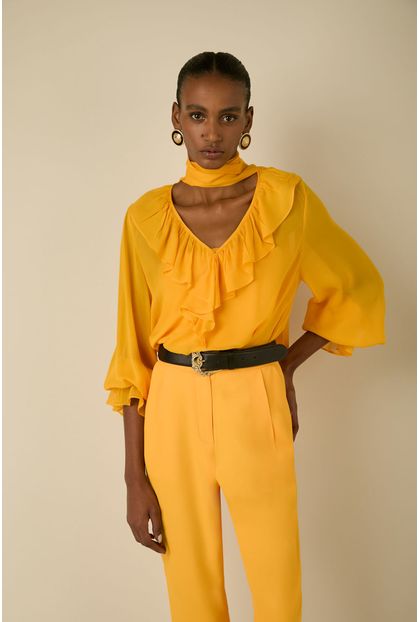 Blusa Breezy Golden Yellow