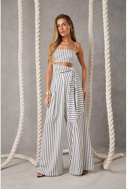 Calça Jada Navy Stripes