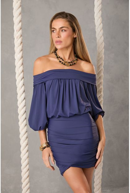 Blusa Vivian Navy Blue